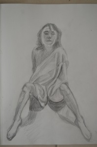 4 - Painting with Oil Pastels - Getting Familiar with the pose