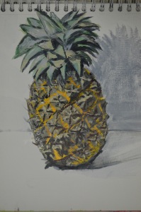 Getting to Know Your Brushes 3 - Painting Fruit