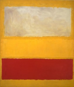 Mark Rothko Number 13 -White Red on Yellow