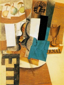 Picasso - Still Life with Violin and Fruit