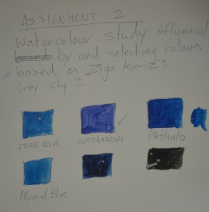 6 - Acrylic Paint Colours Closest to Watercolours