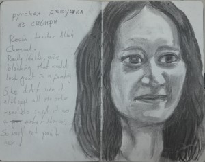 3rd Sketch - Looking at Faces and Best Angle
