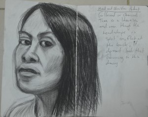 5th Sketch - Looking at Faces and Best Angle