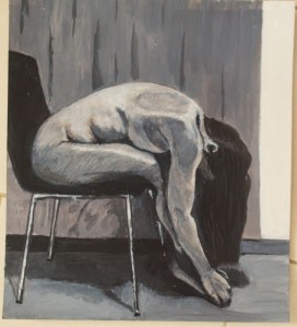 9 - 1st Painting Painted from Charcoal Study