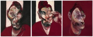 Three Studies for a Portrait of Lucian Freud