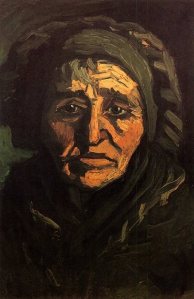 Van Gogh Peasant Woman with Dark Bonnet