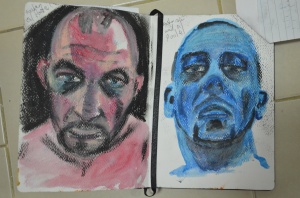 3 Watercolour and Oil Pastel