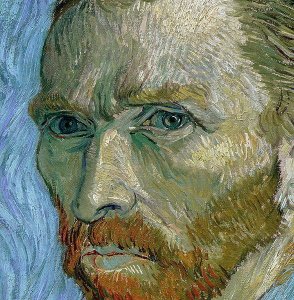 van Gogh - Self Portrait 1989 - Detail